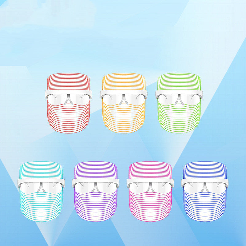 7 Color LED Mask - Anti-Aging & Acne Treatment Light Therapy Device for Glowing Skin