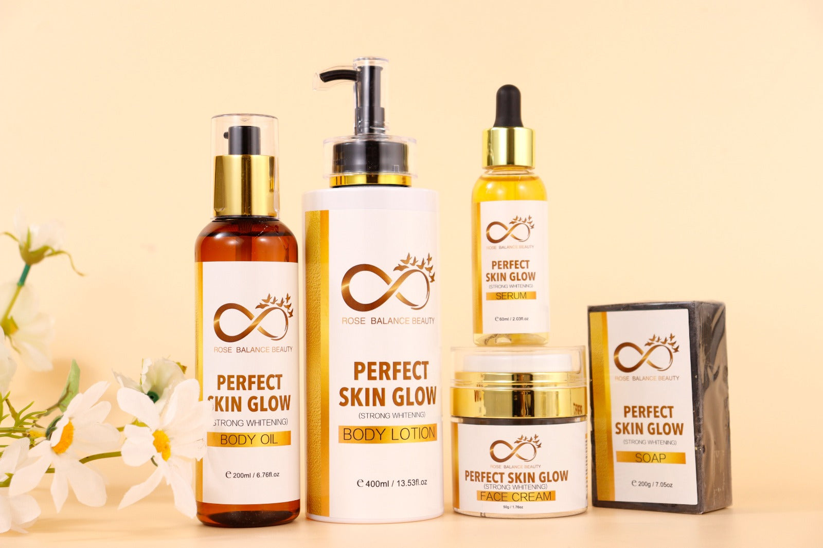 Perfect Skin Glow Complete Skincare Set (5-Piece) – Brightening & Acne Care System
